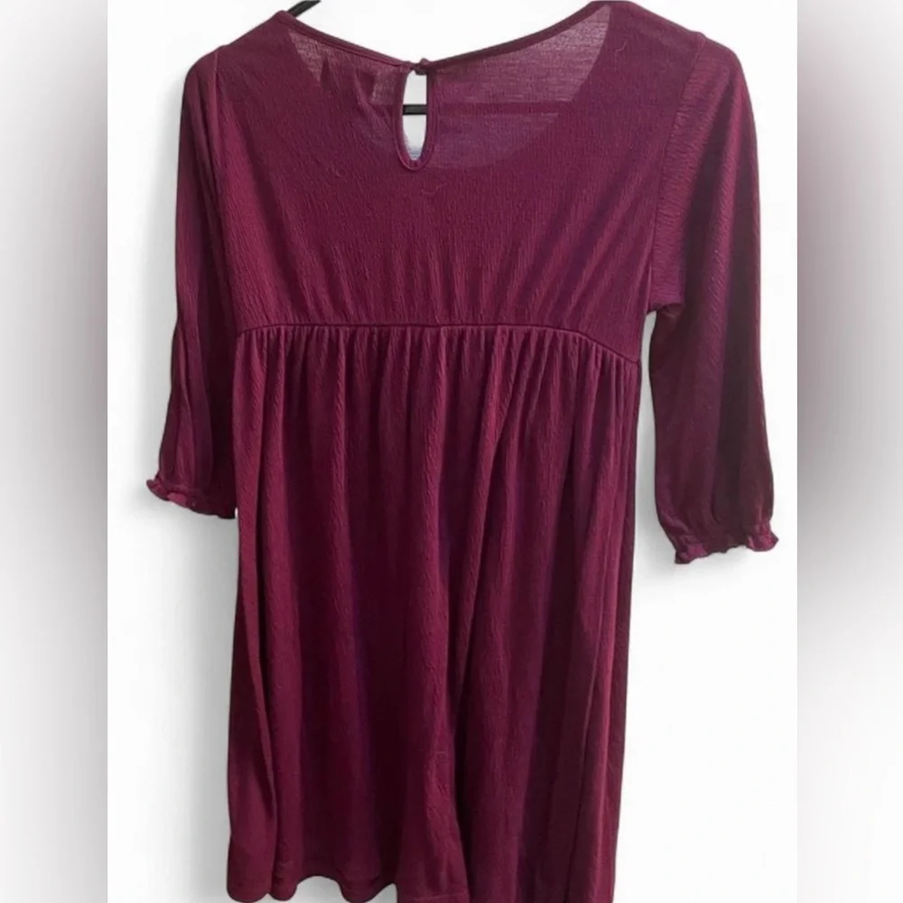 Old Navy Girls Magenta Boho Crochet Dress Size L 10/12 NWOT